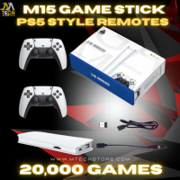 M15 Game Stick 20,000 Games With PS5 Style Remote 64GB