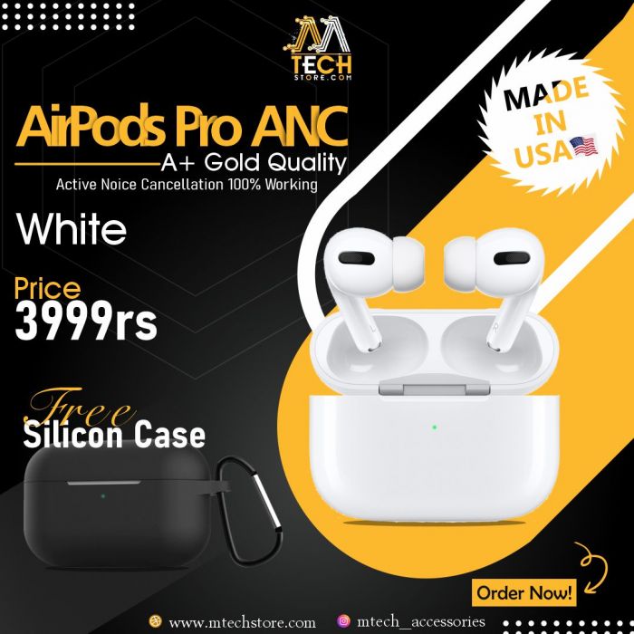 Airpods Pro ANC | Active Noise Cancellation GOLD Quality