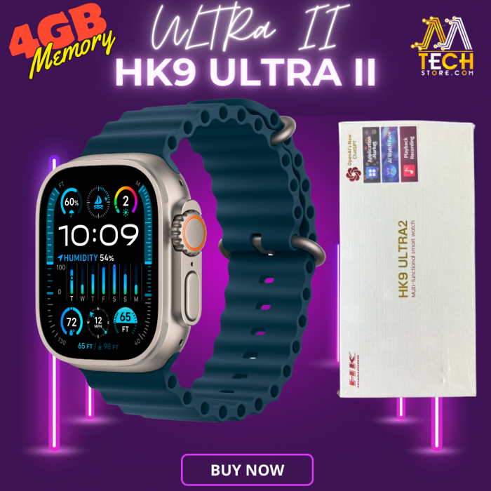 HK9 ULTRA 2 Smart Watch Amoled 4GB Memory